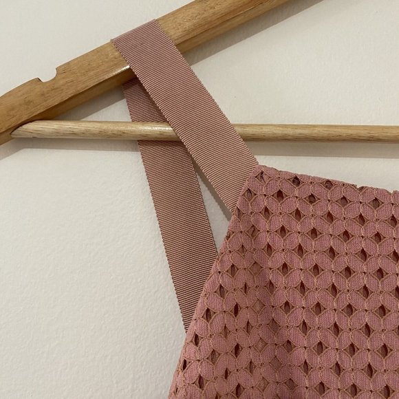 Chancery The Label Women's Size 10 Blush Pink Mica Lace Midi Dress New NWT Party - Picture 9 of 15